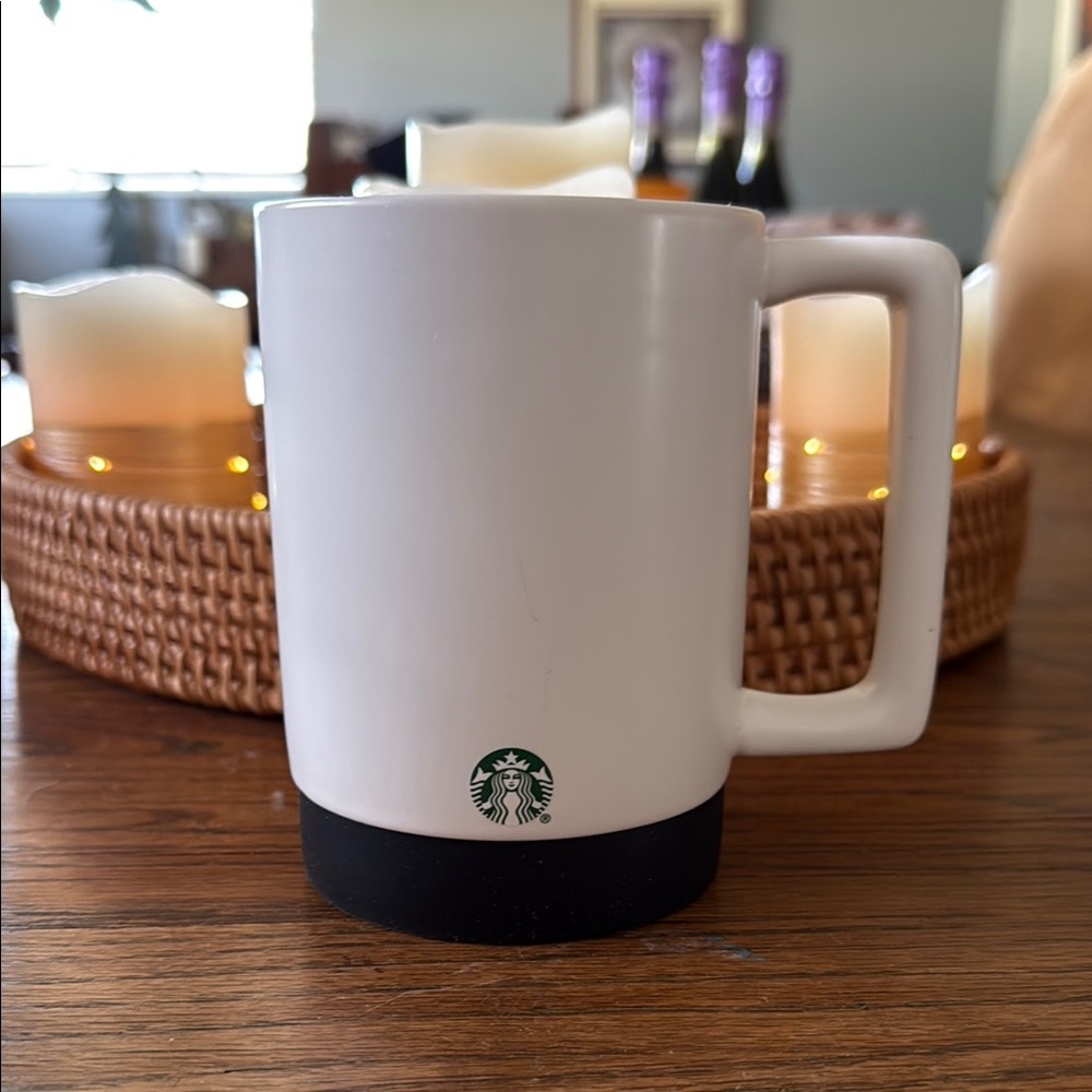 Starbucks White and Black Mug